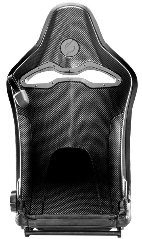SPARCO SPХ DХ Сиденье тюнинг, обивка комб. кожа+ алькантара, черное, правое