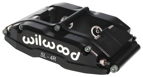 WILWOOD Суппорт Billet Superlite 4R R, 4 поршня, диск 1,25, поршни 1,62/1,62, черный, левый