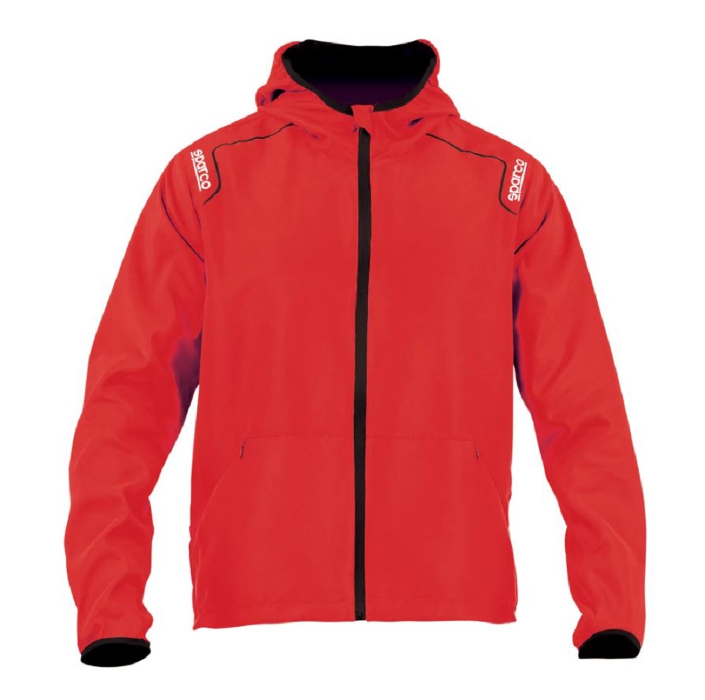 SPARCO WILSON Куртка ветровка из водоотталкивающей ткани, полиэстер, красная, р-р 3XL