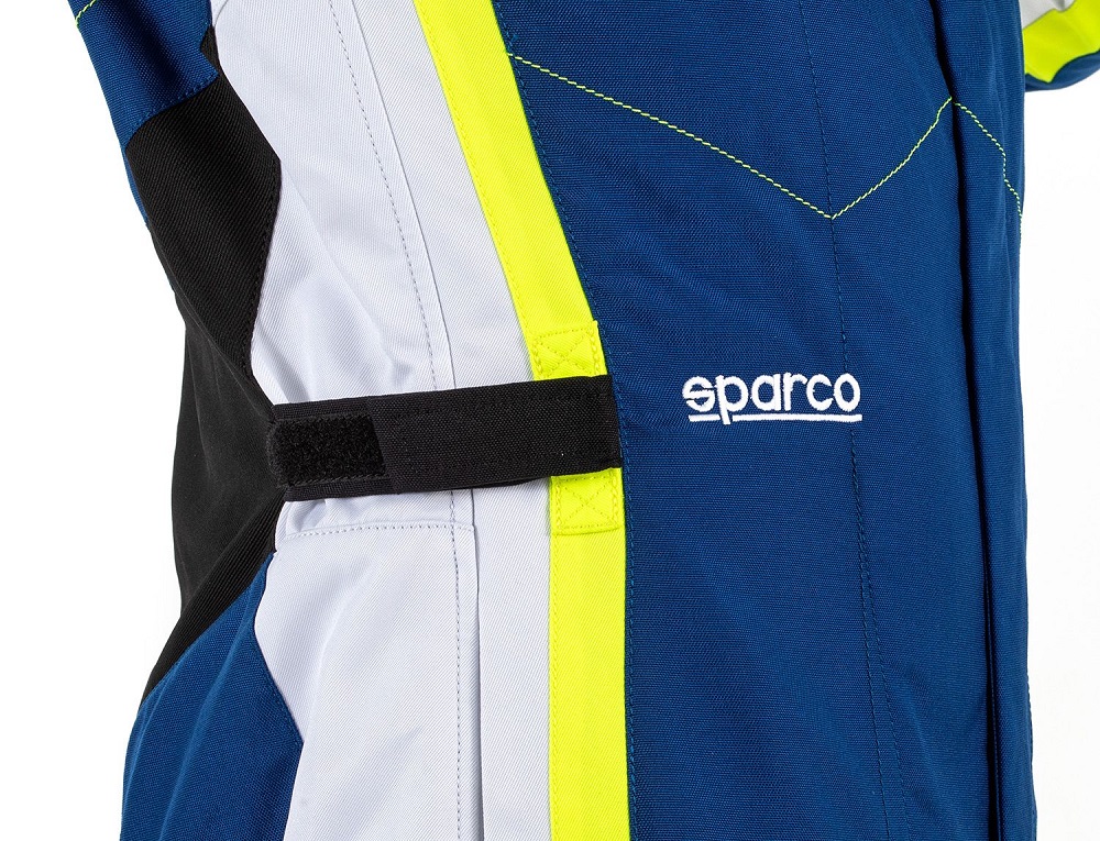 SPARCO KERB ADVANCED Комбинезон для картинга FIA 8877-2022, синий с жёлтым, р-р L SPARCO KERB ADVANCED Комбинезон для картинга FIA 8877-2022, синий с жёлтым, р-р L