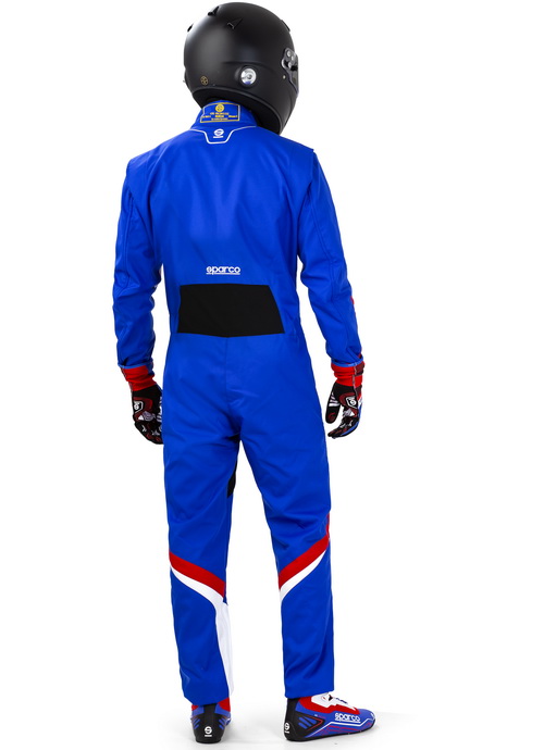 SPARCO THUNDER K43 Комбинезон для картинга детский, синий c красными вставками, р-р 130 SPARCO THUNDER K43 Комбинезон для картинга детский, синий c красными вставками, р-р 130