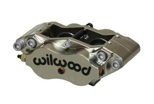 WILWOOD Суппорт тормозной Billet Narrow Dynalite R, 4 поршня, диск 0,38, поршни 1,75/1,75, серый