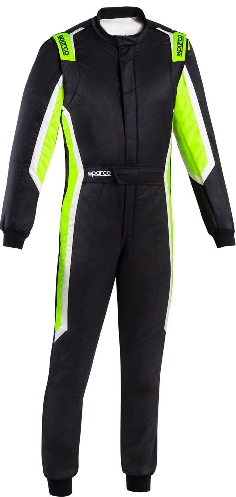 SPARCO SPRINT PRO Комбинезон для автоспорта, FIA8856-2018 / SFI 3.2A/5 , черно-зелёный, р-р 54