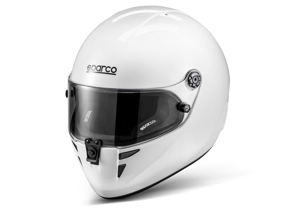 SPARCO STEALTH-K Шлем для картинга (FIA8878-2024), белый, р-р XL (61-62)
