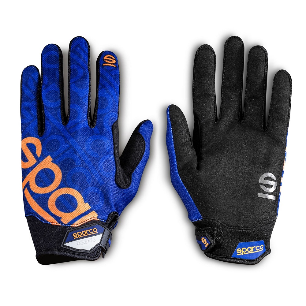 SPARCO MECA-3 Перчатки механика, темно-синие с оранжевым, р-р XL