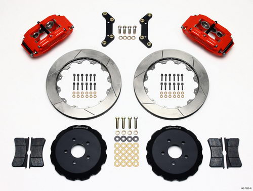 WILWOOD SUBARU IMPREZA GD/GG 01-07 Тормозная система, перед, 6 порш, 327 мм, Superlite, красный