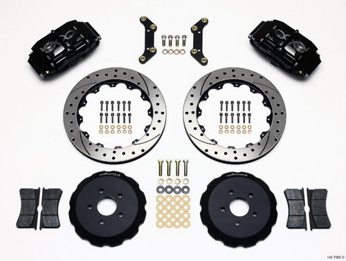 WILWOOD SUBARU IMPREZA GD/GG 01-07 Тормозная система, перед, 6 порш, 327 мм, Superlite, черный