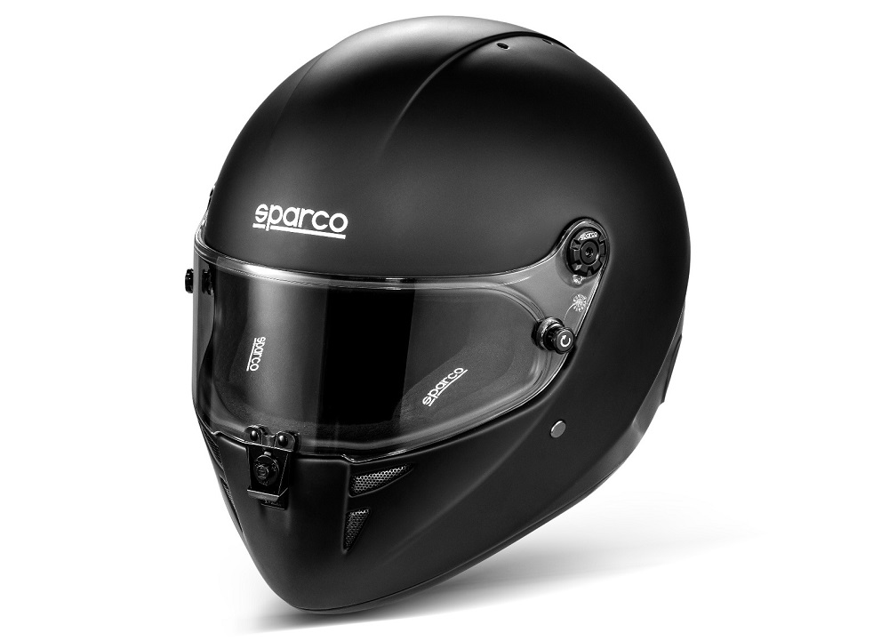 SPARCO STEALTH-K Шлем для картинга (FIA8878-2024), черный, р-р S (55-56)