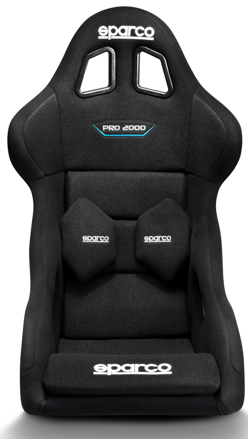 SPARCO PRO2000 QRT Сиденье для автоспорта, FIA 8855-1999, черное, вес 8 кг., размер L.