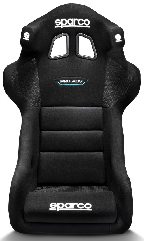 SPARCO PRO ADV QRT Сиденье для автоспорта, FIA 8855-1999,чёрное,  вес 9,3 кг., размер M/L.