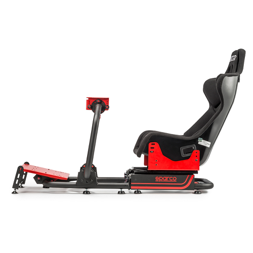 SPARCO Игровой симулятор (кресло+каркас) EVOLVE-GRID II с сиденьем GRID II, красно-черный, комплект