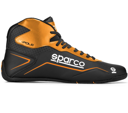 SPARCO K-POLE Ботинки для картинга, черные с оранжевым, р-р 39
