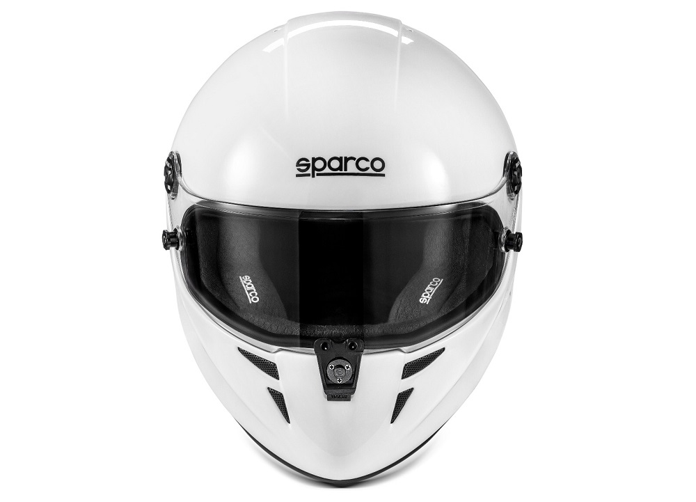 SPARCO STEALTH-K Шлем для картинга (FIA8878-2024), белый, р-р XL (63-64)