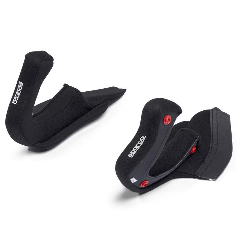 SPARCO Вставки боковые (щеки) для шлема FLUX RJ/RJ-I, черные