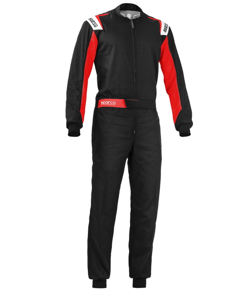 SPARCO ROOKIE Комбинезон для картинга, черный c красными вставками, р-р XS