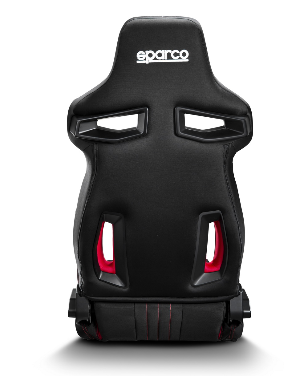 SPARCO R333 Сиденье тюнинг с откидывающейся спинкой, чёрное c красным