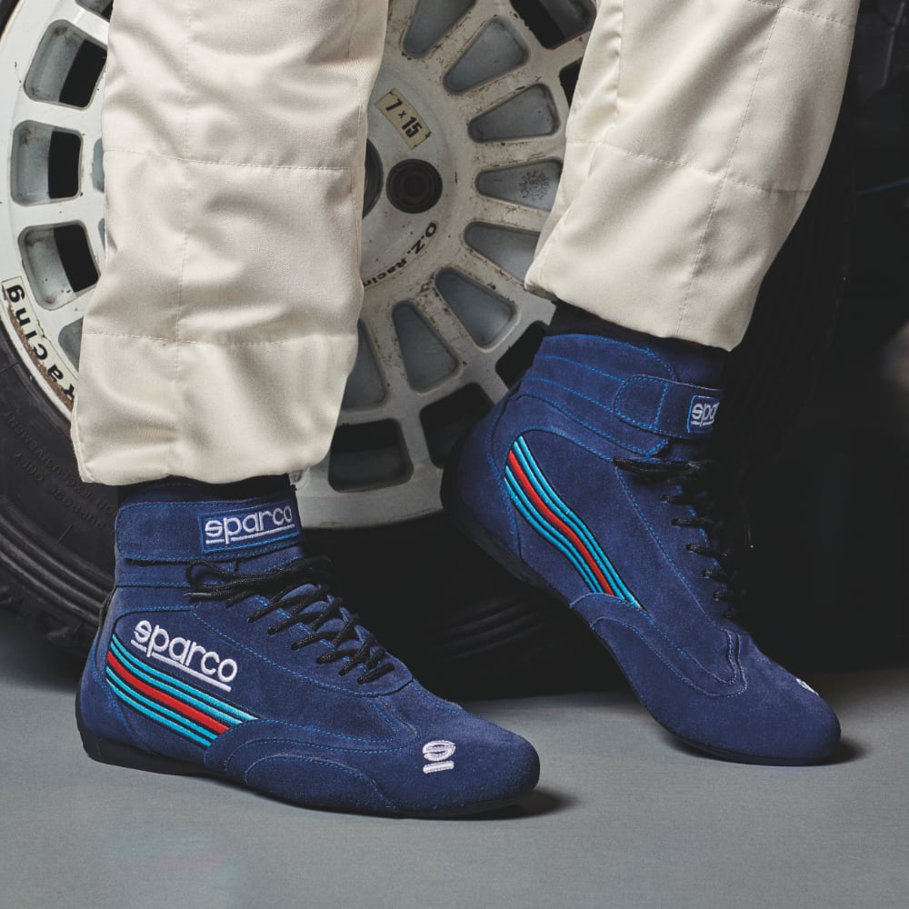 SPARCO TOP MARTINI RACING Ботинки для автоспорта, FIA 8856-2018, синие, 45 р-р