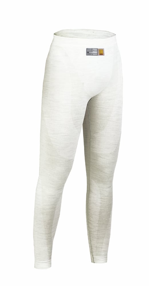 OMP ONE LONG JOHNS Кальсоны для автоспорта, огнеупорные, FIA 8856-2018, белые, р-р L