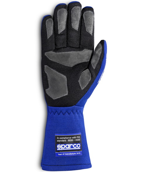 SPARCO LAND Перчатки для автоспорта детские, FIA 8856-2000, синие, р-р 04