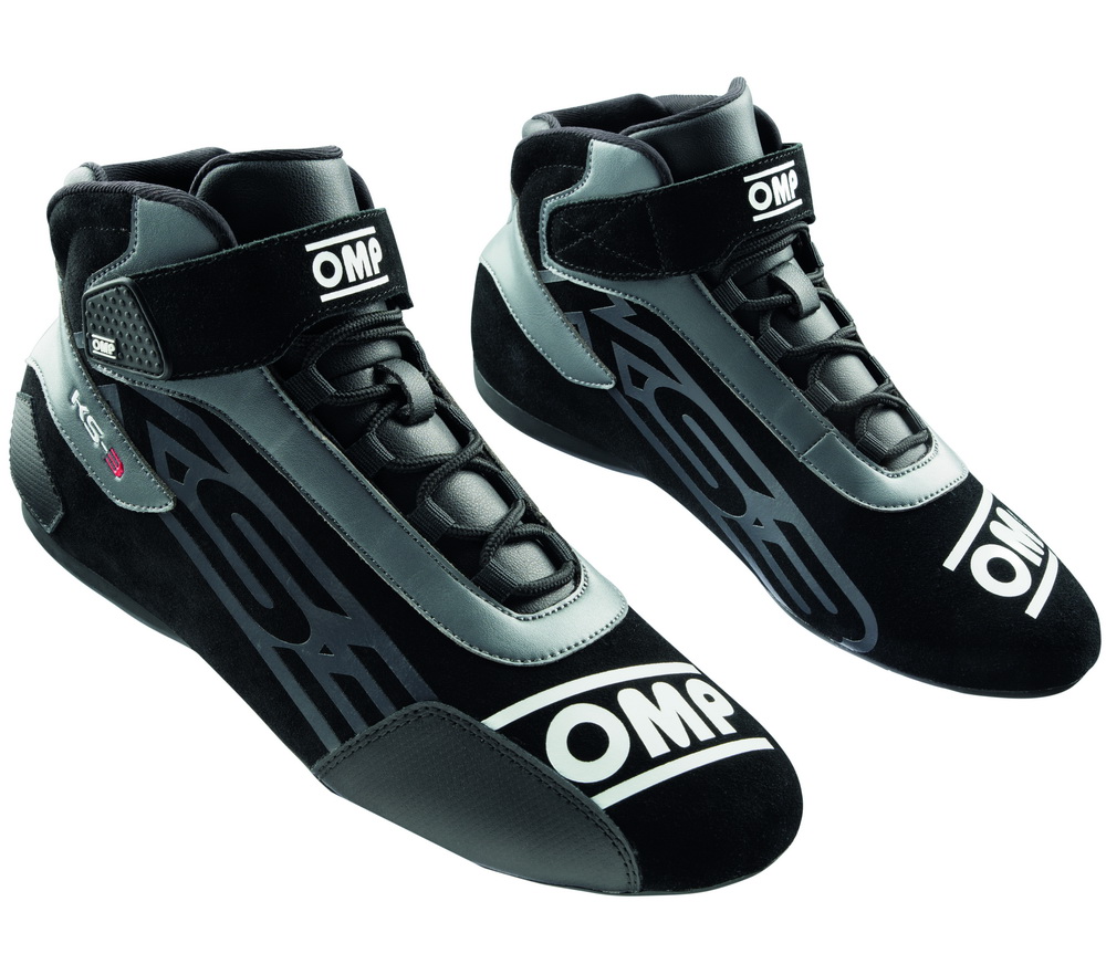 OMP KS-3 Ботинки для картинга, черные с серым, р-р 35