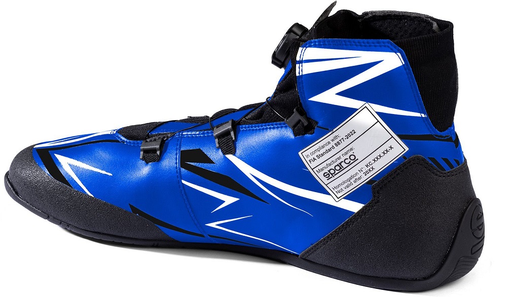 SPARCO K-RAPID Ботинки для картинга, FIA 8877-2022. синие с белым, р-р 41