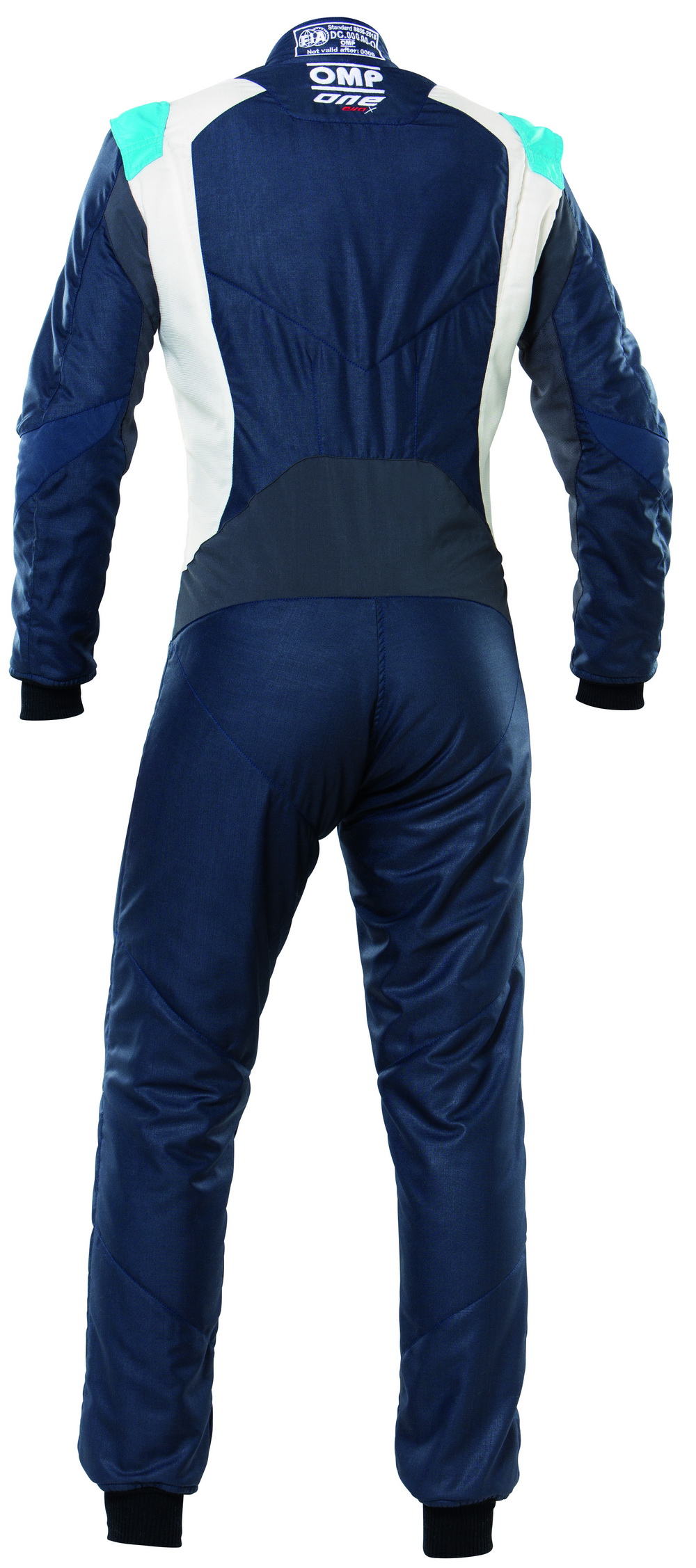 OMP TECNICA EVO Комбинезон для автоспорта, FIA 8856-2018, темно-синий-белый, р-р 44