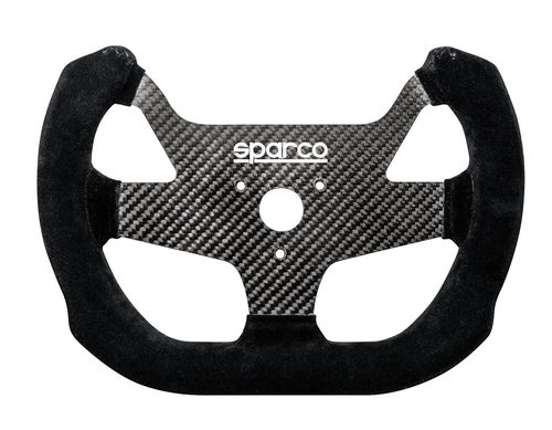 SPARCO F10 C Руль карбоновый черный, замша, овальный, 270 мм