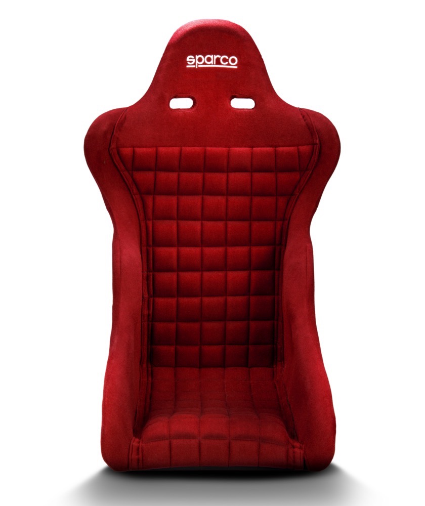 SPARCO LEGEND Сиденье для автоспорта, карбон-кевлар, красное, FIA 8855-1999