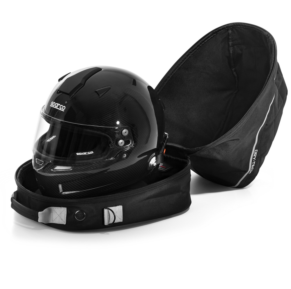 SPARCO DRY-TECH Сумка для шлема и HANS, черная, с системой сушки и дополнительной вентиляцией.