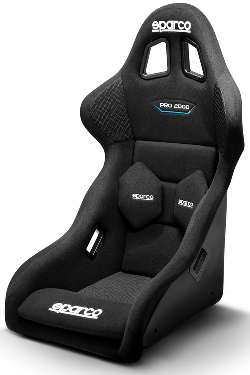 SPARCO PRO2000 QRT Сиденье для автоспорта, FIA 8855-1999, черное, вес 8 кг., размер L.