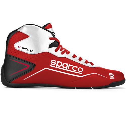 SPARCO K-POLE Ботинки для картинга, красные с белым, р-р 39