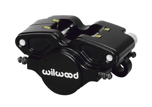 WILWOOD Суппорт тормозной GP200 Single, 2 поршня, диск 0,25, поршень 1,25 дюйма, черный