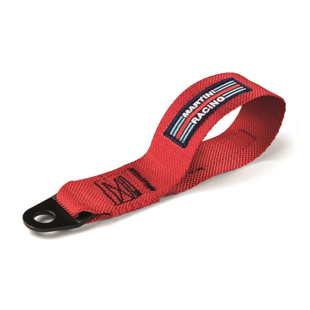 SPARCO MARTINI RACING Буксировочная петля, диаметр отверстия 16 мм, красный цвет