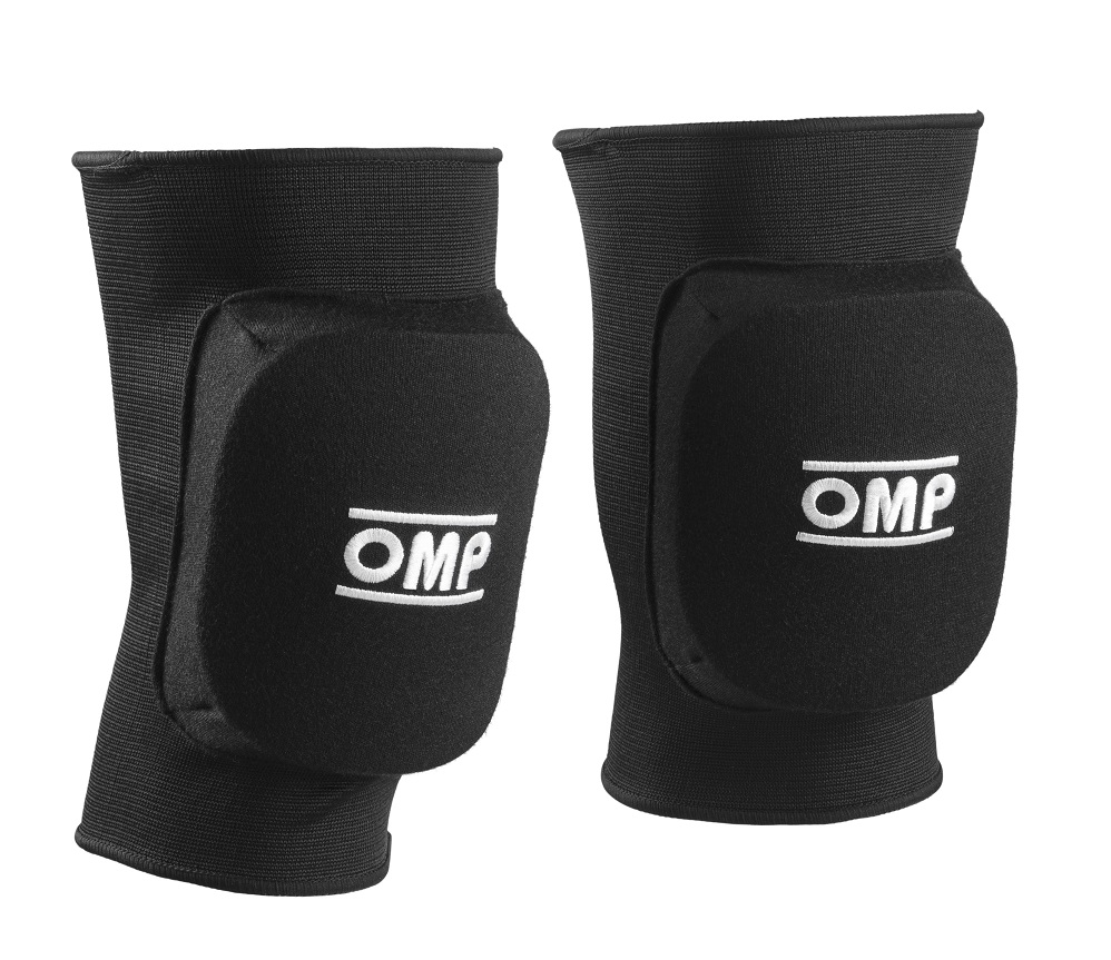 OMP SHIELD Наколенники для картинга из огнестойкой ткани, черные, размер L-XL