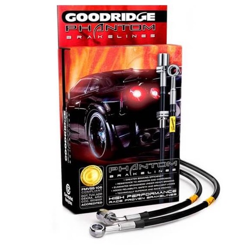 GOODRIDGE VOLVO S70/V70/C70 (16"+) (1999-2000) Армированные тормозные шланги, нержавеющая сталь