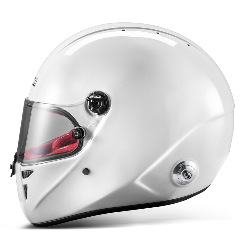 SPARCO STEALTH RF Шлем для автоспорта, (FIA 8859-2024), белый с красным, р-р L (60) SPARCO STEALTH RF Шлем для автоспорта, (FIA 8859-2024), белый с красным, р-р L (60)