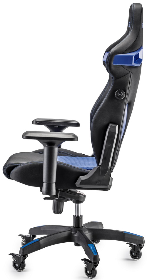 SPARCO Кресло игровое STINT, компьютерное, обивка ткань, черное c синим. SPARCO Кресло игровое STINT, компьютерное, обивка ткань, черное c синим.