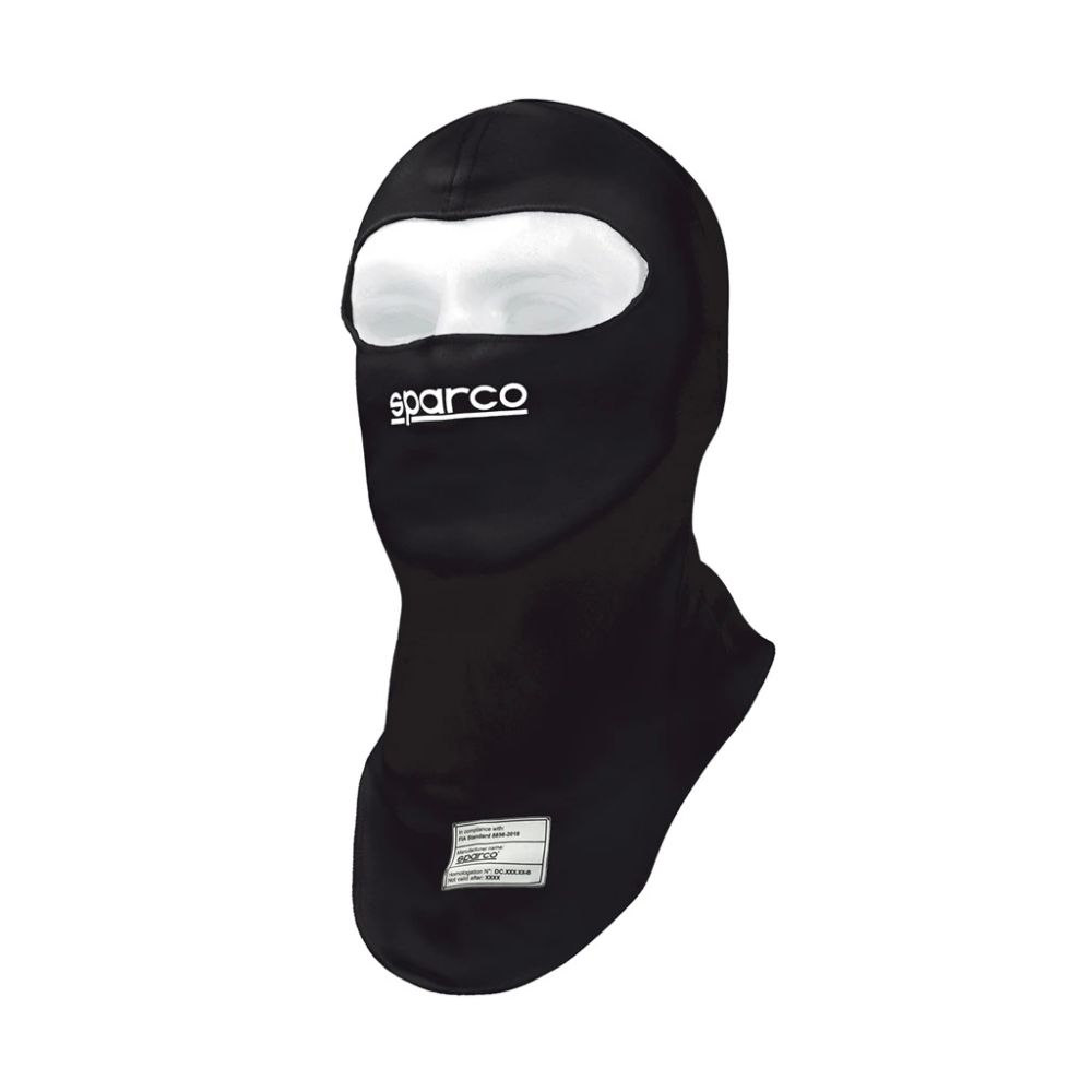 SPARCO RW-4 Подшлемник для автоспорта, открытый, FIA 8856/2018, чёрный