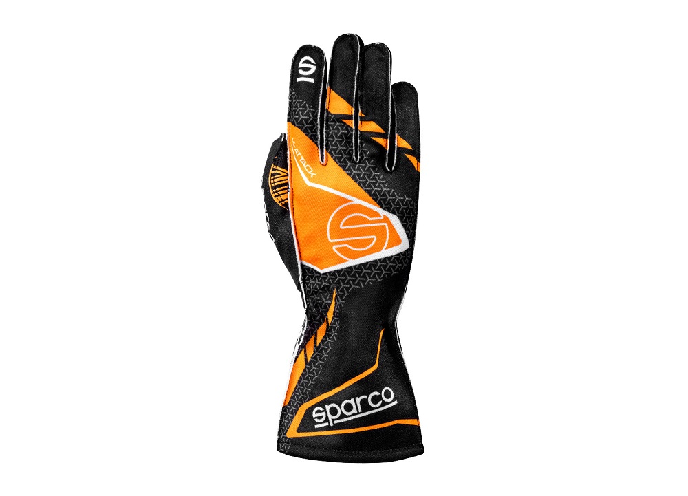 SPARCO K-ATTACK Перчатки для картинга, черные с оранжевым, р-р 09 SPARCO K-ATTACK Перчатки для картинга, черные с оранжевым, р-р 09