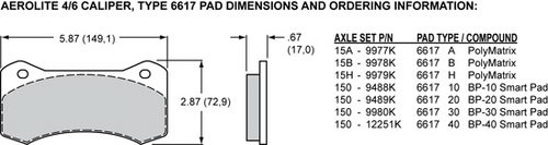 WILWOOD Суппорт тормозной Aerolite Aero4 R, 4 поршня, диск 1,25, поршни 1,62/1,38, правый, черный