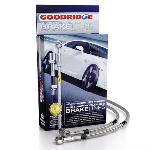 GOODRIDGE MITSUBISHI Lancer 1.8 Turbo (1991-1992) Армированные тормозные шланги, оцикованные