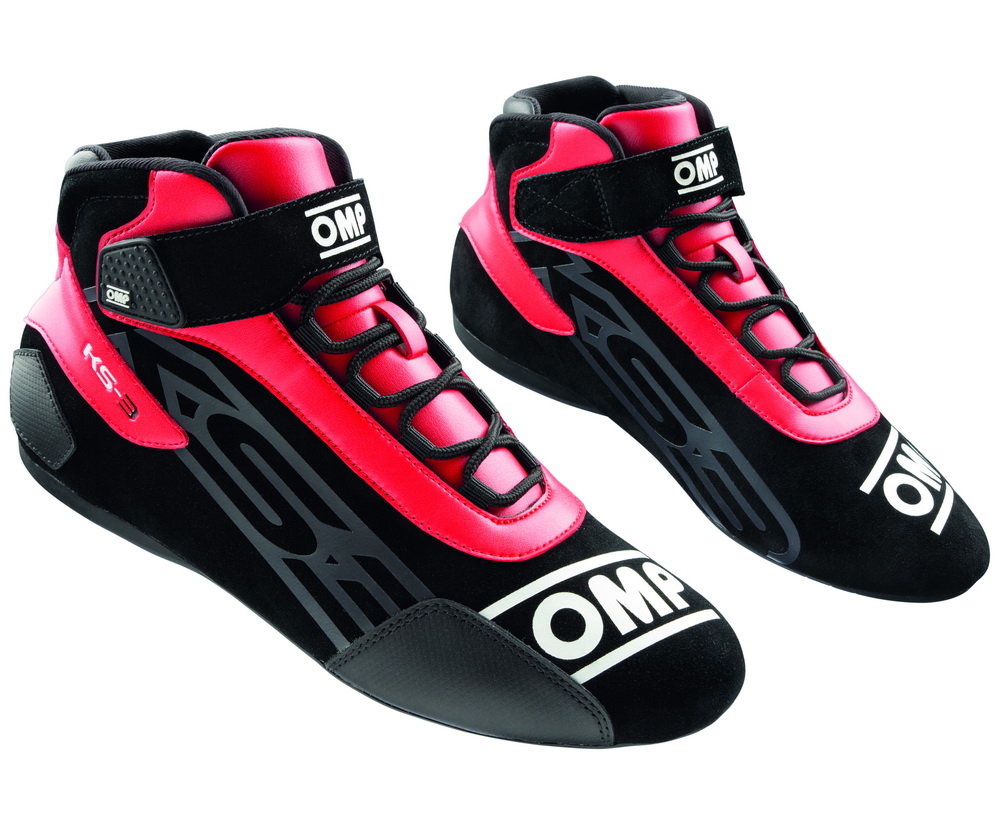 OMP KS-3 Ботинки для картинга, черные с красным, р-р 42