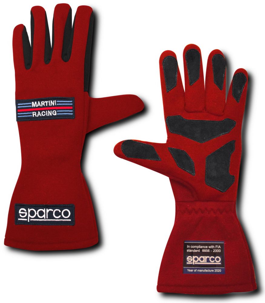 ПЕРЧАТКИ SPARCO MARTINI RACING 2020 ДЛЯ АВТОСПОРТА